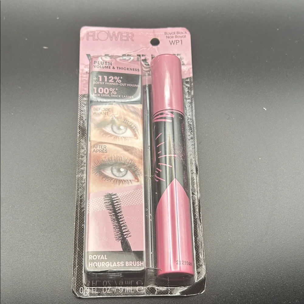 Flower Warrior Plush Volume Mascara — Pink & Black